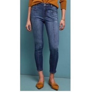 Anthropologie Pilcro and the Letterpress Denim Cropped Jeans. Size 28 petite